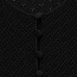 SAINT LAURENT MINI DRESS IN CROCHET KNIT
