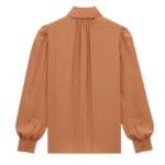 SAINT LAURENT BLOUSE IN SILK CHARMEUSE