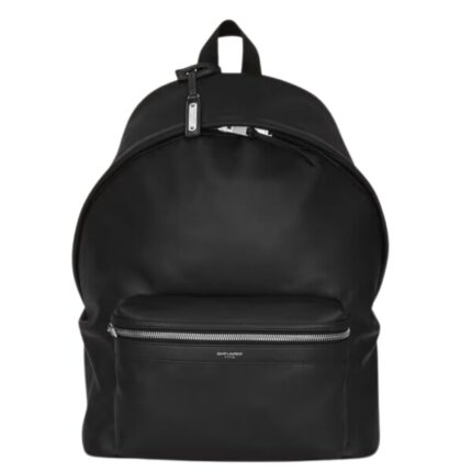 SAINT LAURENT CITY BACKPACK IN MATTE LEATHER