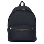 SAINT LAURENT CITY BACKPACK IN CANVAS NYLON AND LEATHER