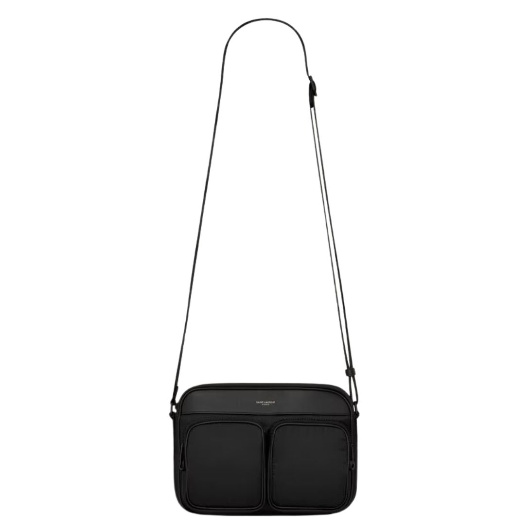 5 SAINT LAURENT CITY NEW CAMERA BAG IN ECONYL REGENERATED NYLON