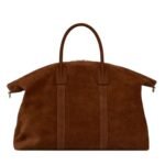 SAINT LAURENT GIANT BOWLING BAG IN SUEDE