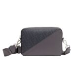FENDI DIAGONAL CAMERA CASE FF CANVAS BAG