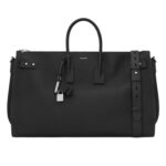 SAINT LAURENT SAC DE JOUR 48H DUFFLE BAG IN GRAINED LEATHER