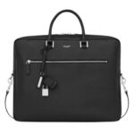 SAINT LAURENT SAC DE JOUR LARGE BRIEFCASE IN GRAINED LEATHER