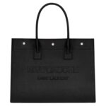 SAINT LAURENT RIVE GAUCHE SMALL TOTE BAG IN SMOOTH LEATHER