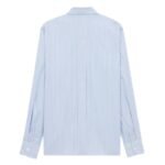 SAINT LAURENT SHIRT IN OXFORD STRIPE COTTON