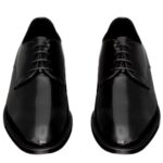 SAINT LAURENT ADRIEN DERBIES IN GLAZED LEATHER