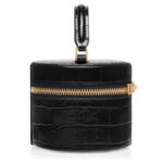 TOM FORD SHINY PRINTED CROCODILE LEATHER AUDREY MINI BAG