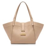 TOM FORD GRAIN LEATHER TARA MEDIUM TOTE BLACK