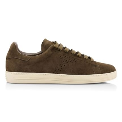 TOM FORD SUEDE WARWICK SNEAKER BRUNETTE