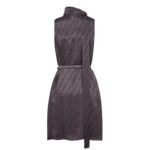 FENDI DARK PURSPLE FF SILK DRES