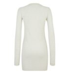 FENDI DARK PURSPLE FF SILK DRES