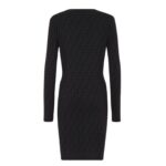 FENDI DRESS BLACK VISCOSE