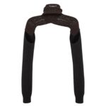 FENDI DARK PURPLE WOOL SHRUG
