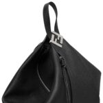 FENDI ROMA MELON LARGE BLACK LEATHER BACKPACK