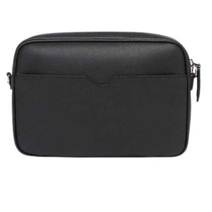 FENDI ROMA CAMERA CASE BLACK LEATHER BAG