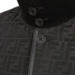 FENDI BLOUSON FF JACQUARD FABRIC JACKET