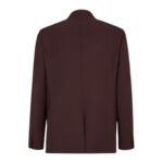FENDI JACKET BURGUNDY WOOL BLAZER