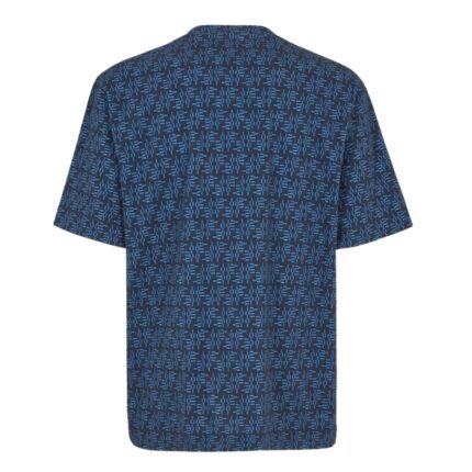 FENDI FF LABYRINTH COTTON T-SHIRT