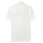 FENDI WHITE FF PIQUÉ POLO SHIRT
