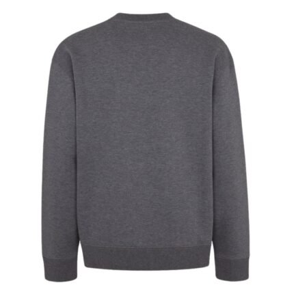 FENDI DARK GRAY COTTON SWEATSHIRT