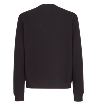 FENDI BLACK JERSEY SWEATSHIRT