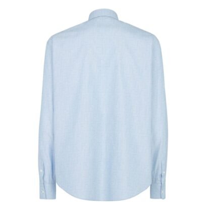 FENDI LIGHT BLUE COTTON SHIRT