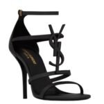 SAINT LAURENT CASSANDRA SANDALS IN SMOOTH LEATHER