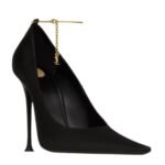 SAINT LAURENT RÉGINE PUMPS IN SATIN CREPE