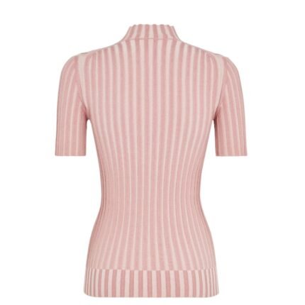 FENDI LIGHT PINK COTTON SWEATER