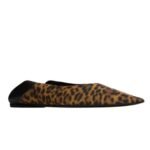 SAINT LAURENT NOUR SLIPPERS IN GROSGRAIN