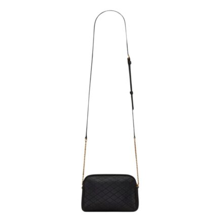 SAINT LAURENT GABY ZIPPERED POUCH IN LAMBSKIN