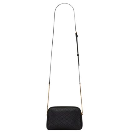 SAINT LAURENT GABY ZIPPED POUCH IN QUILTED LAMBSKIN