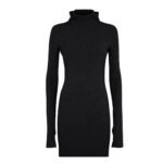 FENDI WOOL AND SILK DRESS