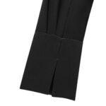 SAINT LAURENT TURTLENECK BLOUSE IN SILK SATIN