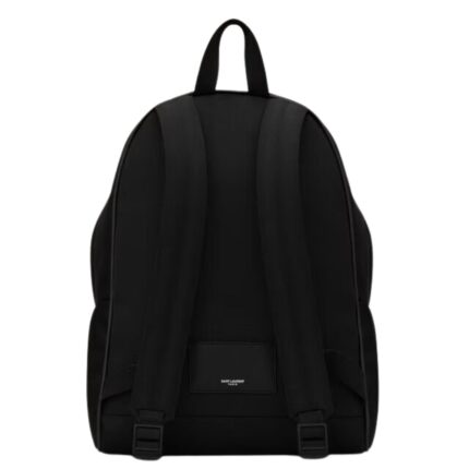 SAINT LAURENT CITY BACKPACK IN ECONYL SMOOTH LEATHER AND NYLON
