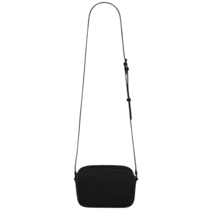 SAINT LAURENT CAMP SMALL CAMERA BAG IN ECONYL AND LAMBSKIN