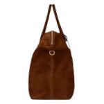 SAINT LAURENT GIANT BOWLING BAG IN SUEDE