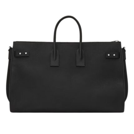 SAINT LAURENT SAC DE JOUR 48H DUFFLE BAG IN GRAINED LEATHER