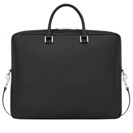 SAINT LAURENT SAC DE JOUR LARGE BRIEFCASE IN GRAINED LEATHER