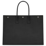 SAINT LAURENT RIVE GAUCHE LARGE TOTE BAG IN SMOOTH LEATHER