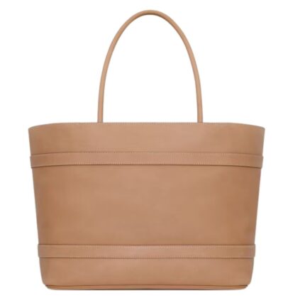 SAINT LAURENT RIVE GAUCHE TOTE BAG IN VEGETABLE-TANNED LEATHER