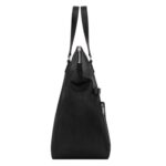 SAINT LAURENT DOWNTOWN TOTE BAG IN LAMBSKIN LEATHER