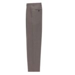 SAINT LAURENT HIGH WAISTED PANTS IN WOOL CHINÉ