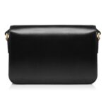 TOM FORD PALMELLATO-EFFECT LEATHER MEDIUM SHOULDER BAG BLACK
