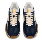 TOM FORD SUEDE TECHNICAL FABRIC JAMES SNEAKER MIDNIGHT BLUE
