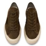TOM FORD SUEDE CAMBRIDGE SNEAKER MILITARY