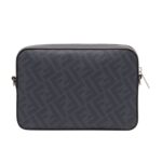 FENDI DIAGONAL CAMERA CASE FF CANVAS BAG