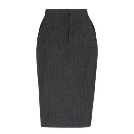 FENDI PINSTRIPED WOOL SKIRT